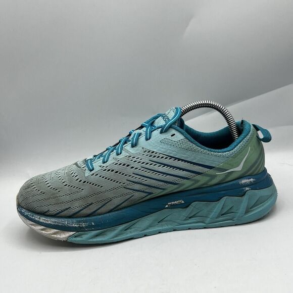 Hoka One One Arahi 4 Womens Size 9.5 Blue Running Shoes Sneakers 1106474 ASCS - Picture 5 of 12